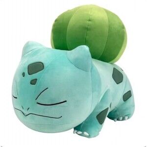 Jazwares Nintendo Pokemon 18" Sleeping Bulbasaur Kids Plush Buddy NEW